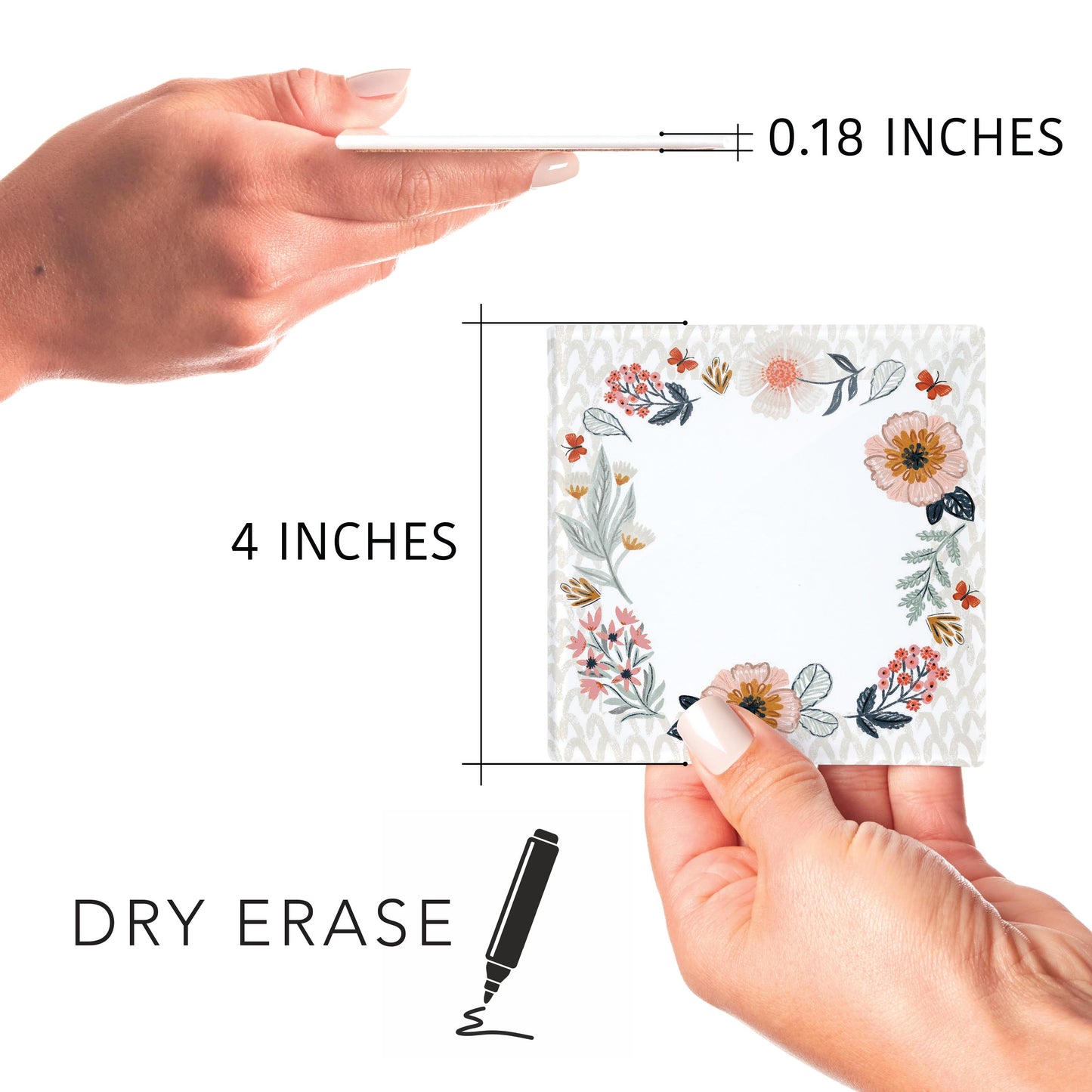 4x4 Clear Reminder Kalia Lane-Pretty Things Abstract Floral Notes