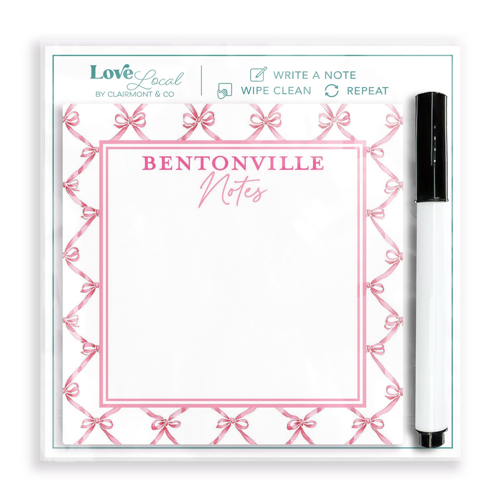 4x4 Clear Reminder Love Local-Love+Local Blush & Baubles - A Grand Millennial Christmas -0