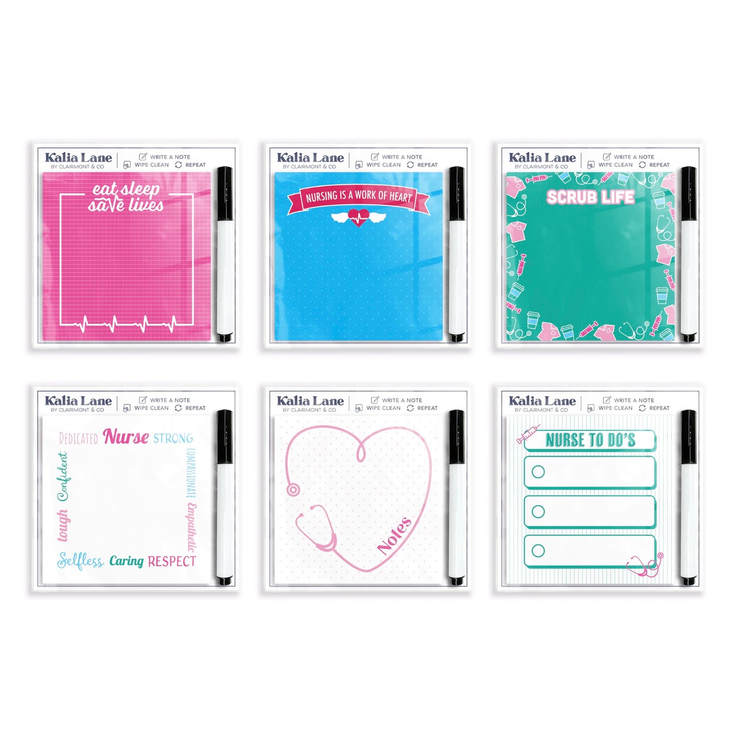 Nursing Clear Reminder Pre-Pack 6 Style