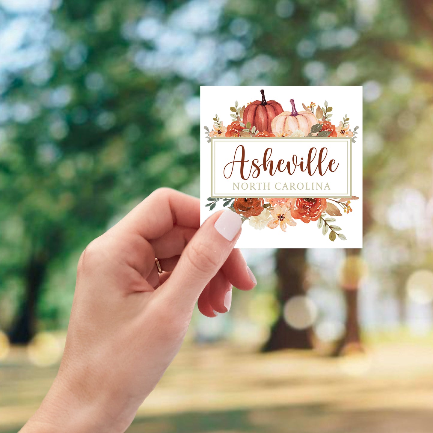 Love+Local Vinyl Magnet | Fall & Harvest Pumpkins