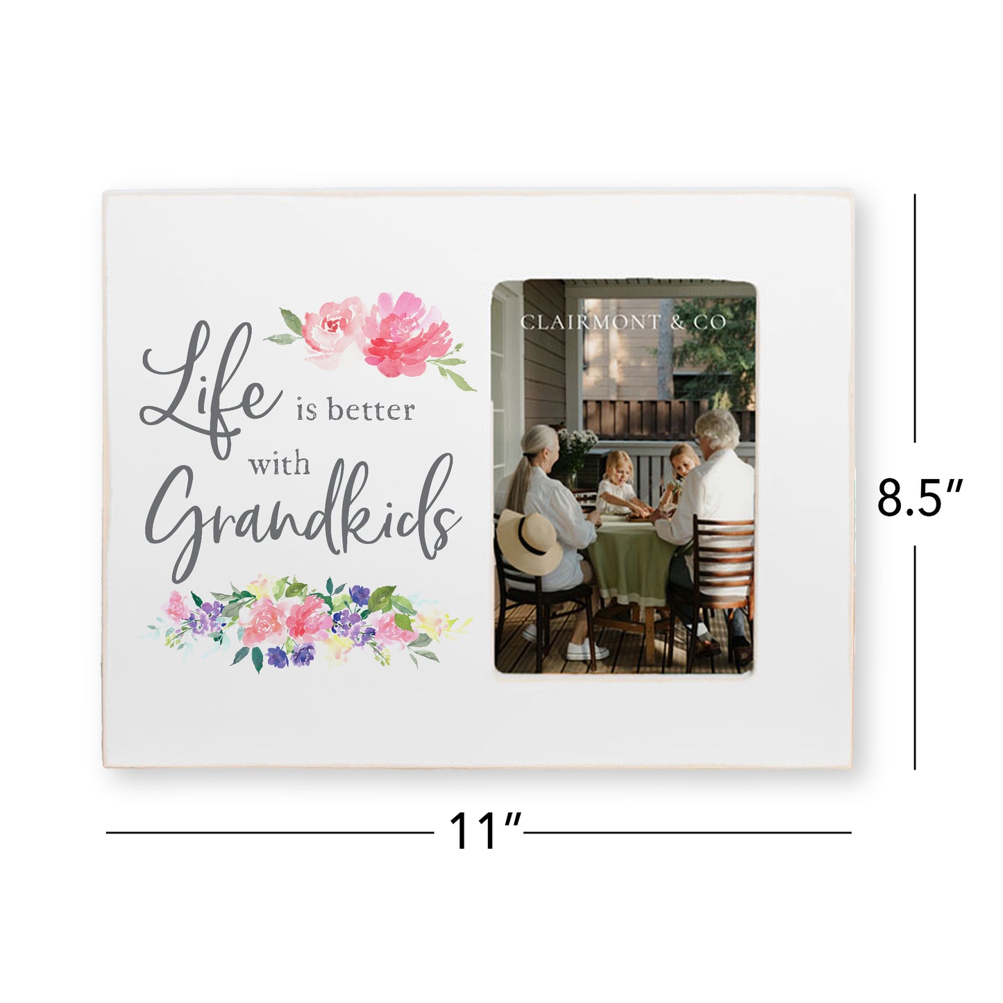 4x6 Photo Frame - Life is Beautiful with Grandkids