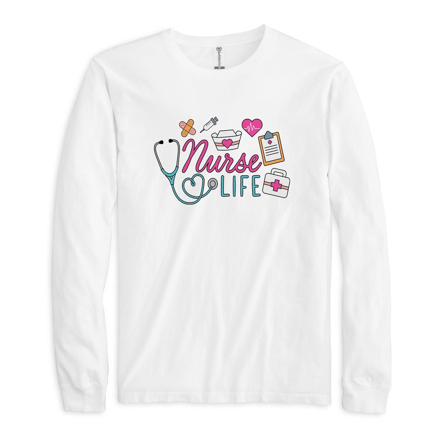 Long Sleeve Tee Pre Pack Nurse Life
