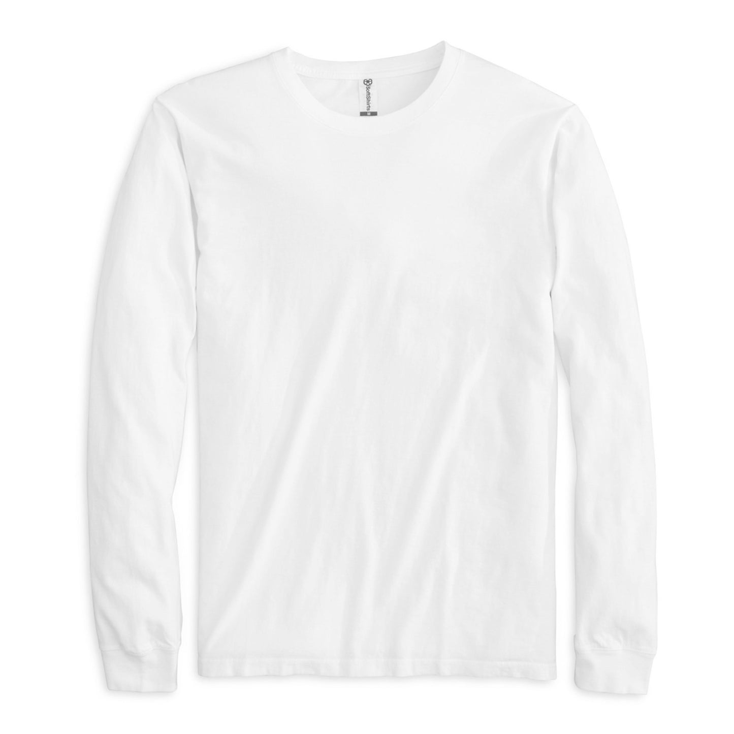 XL Custom Long Sleeve T-Shirt White
