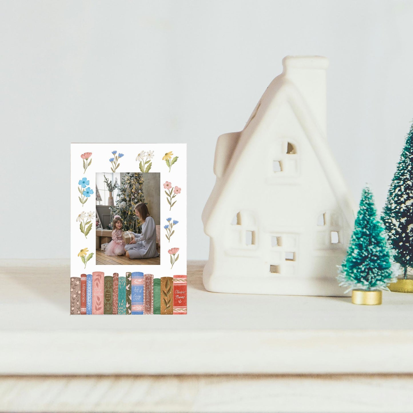 Mini Frame-Pretty Little Chapters Row of Books -2
