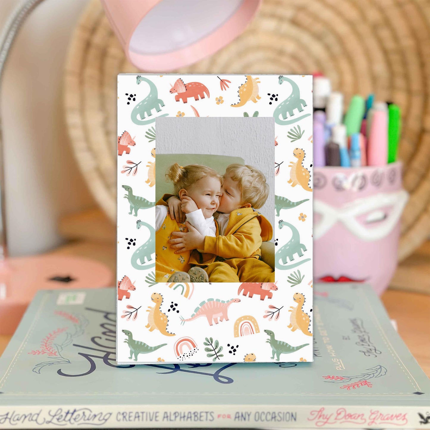 Mini Frame-Dinosaur Nursery Pattern -1