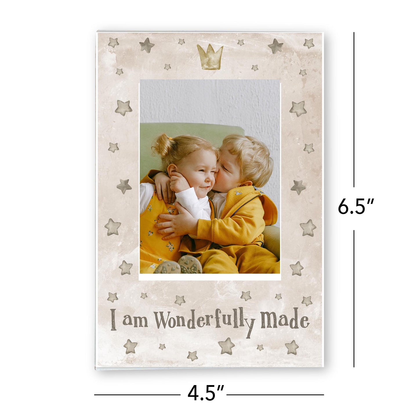 Mini Frame-I Am Wonderfully Made Painted background