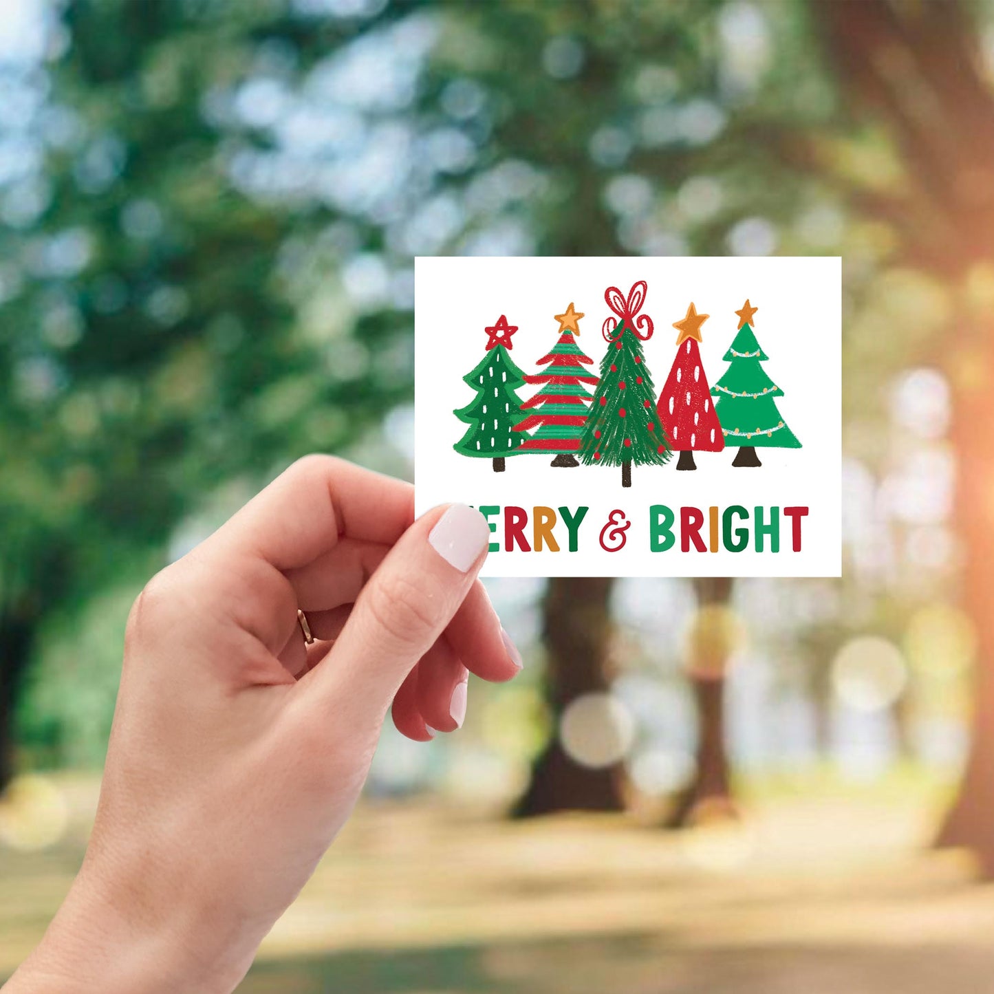 Vinyl Magnet-Whimsy Wonderland Traditional Merry & Bright