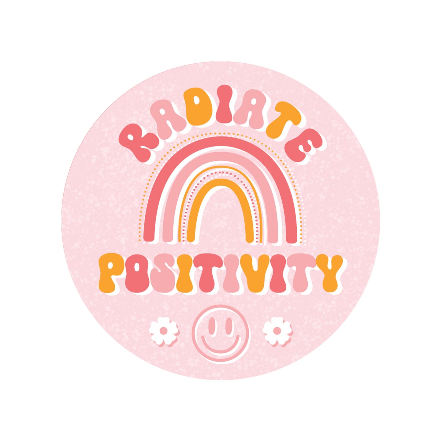 Vinyl Magnet-Happy Plans Radiate Positivity