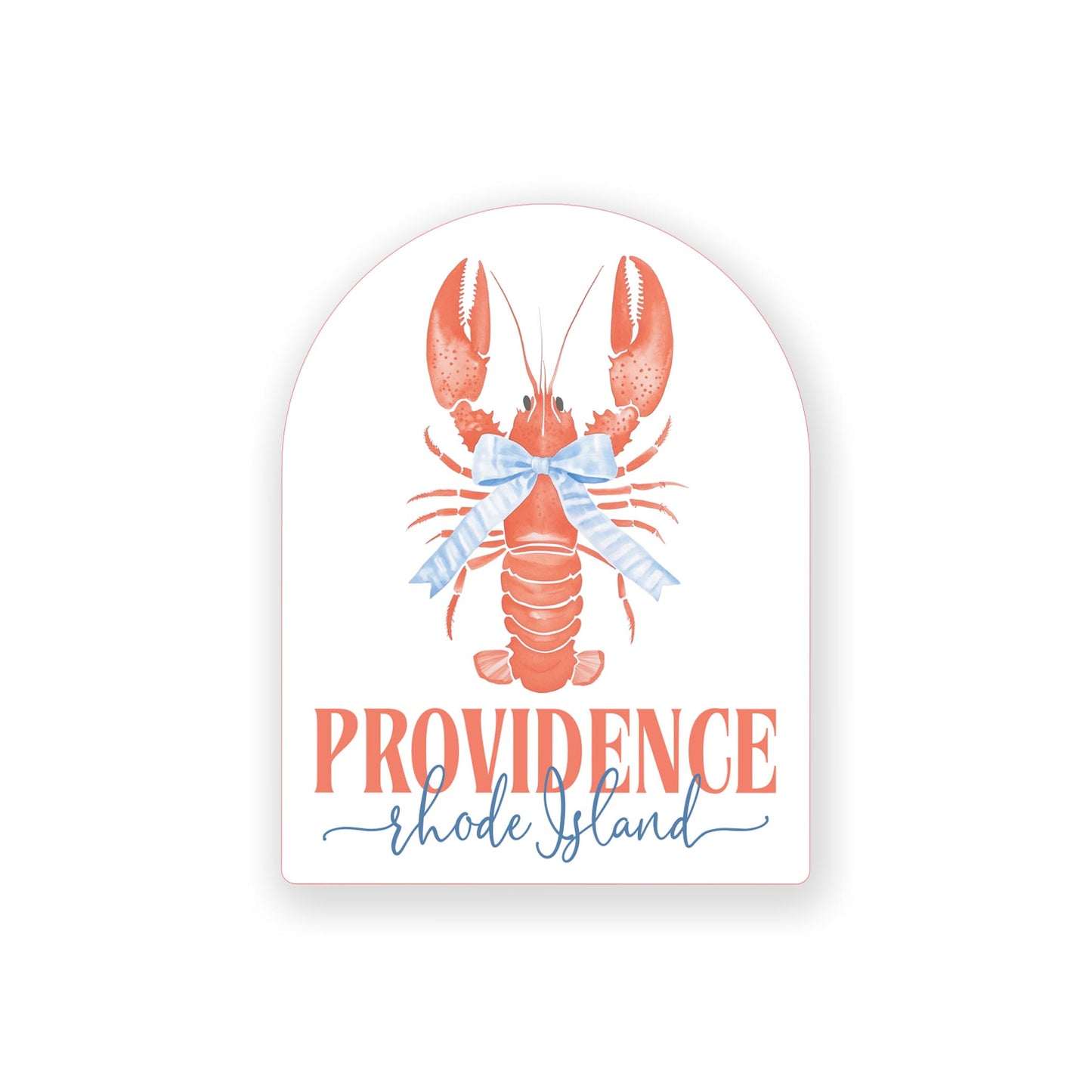 Vinyl Magnet-Love+Local New England Tides Lobster -0