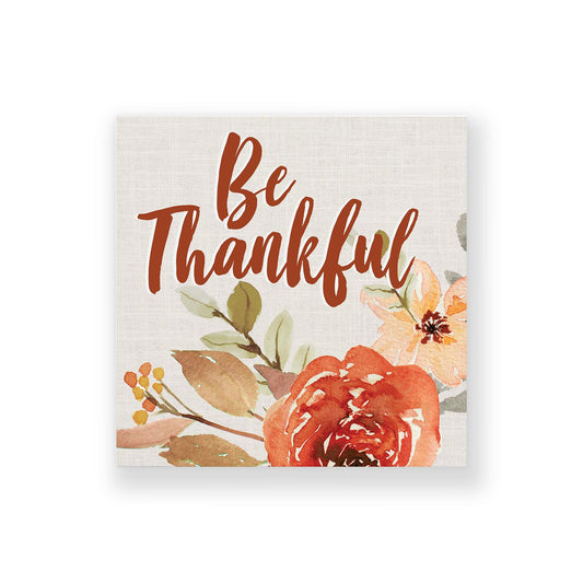 Mini Print-Be Thankful Fall Florals