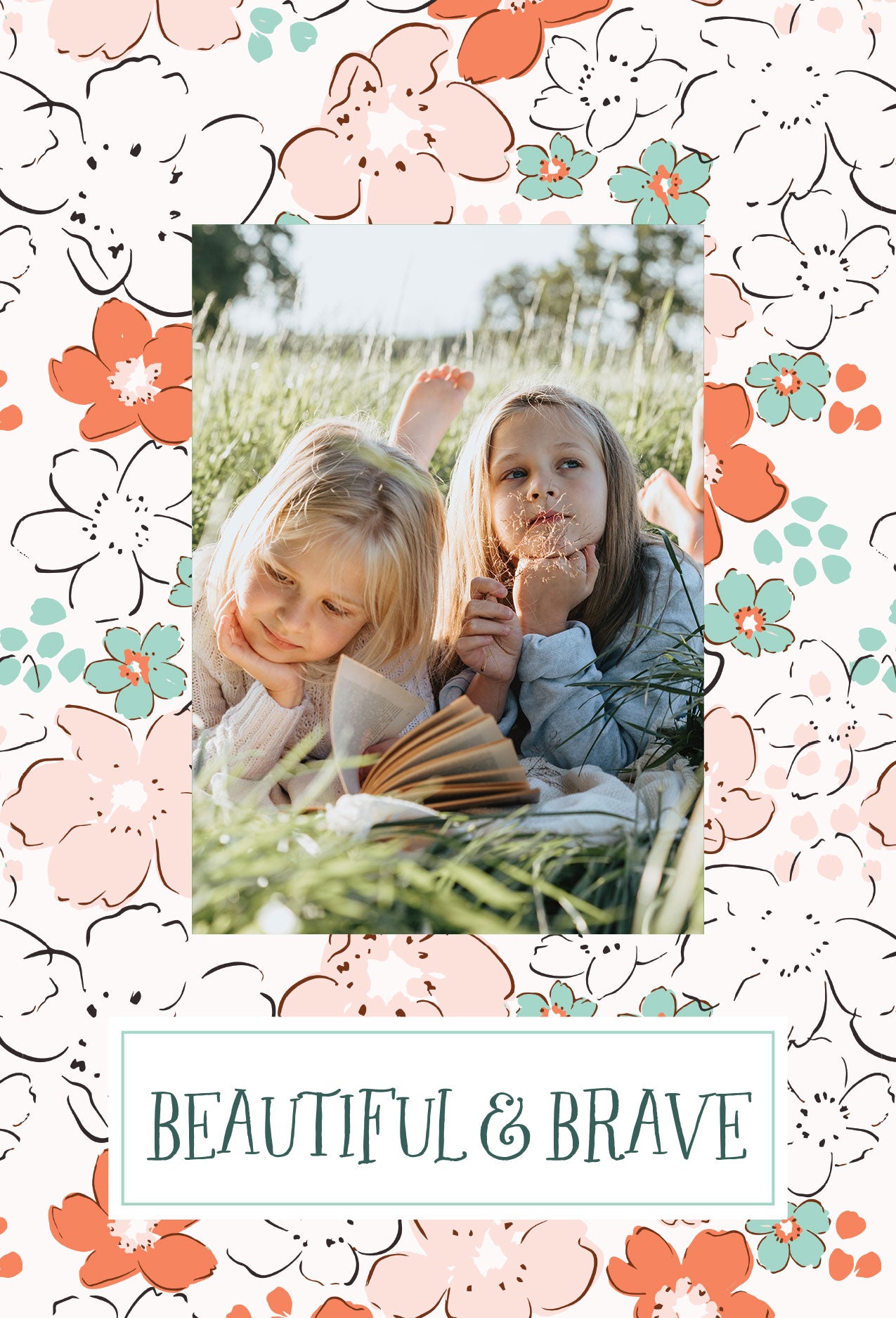 Fearless Faith Photo Frame-Beautiful and Brave