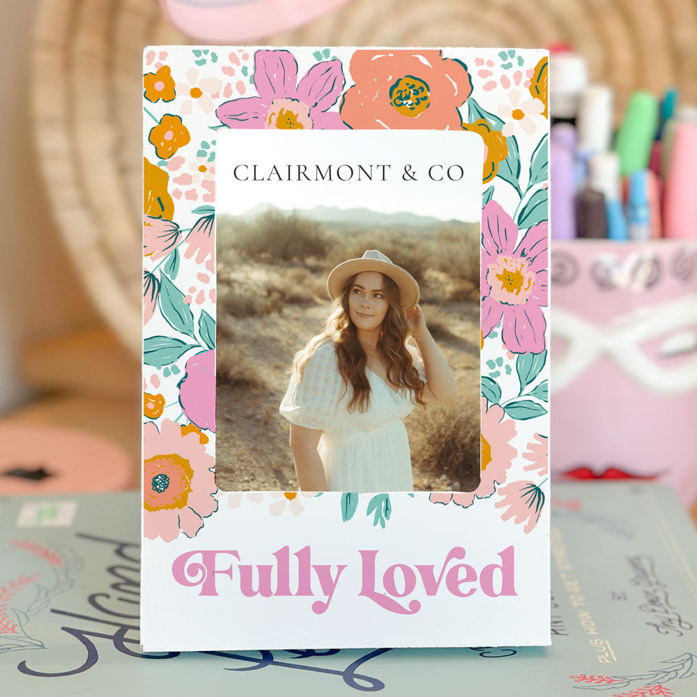Kalia Floral Photo Frame - Fully Loved