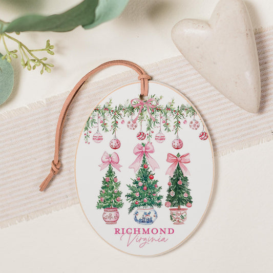 Oval Ornament-Love+Local Blush & Baubles - A Grand Millennial Christmas -0