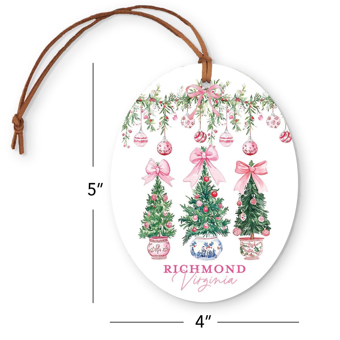 Oval Ornament-Love+Local Blush & Baubles - A Grand Millennial Christmas -3