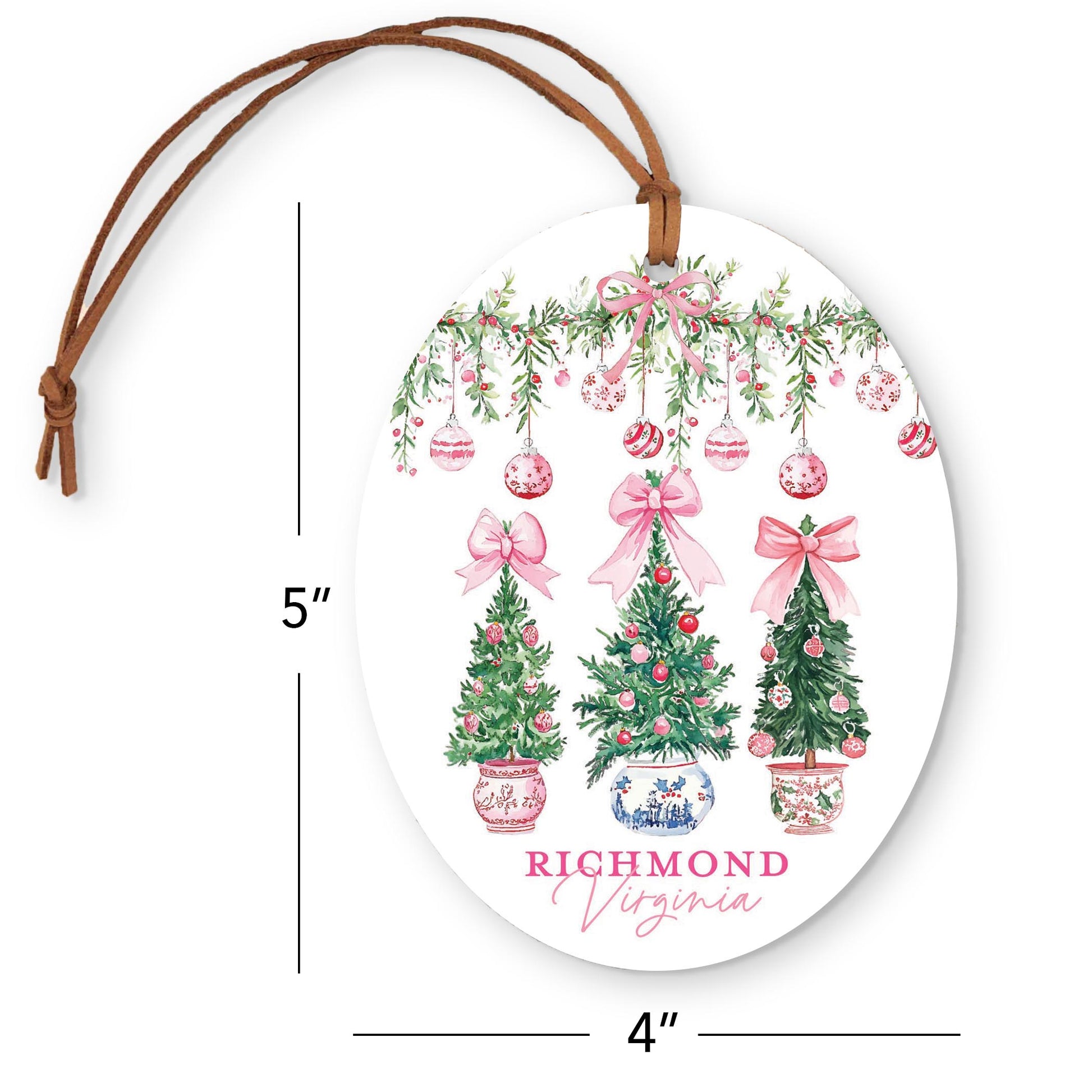 Oval Ornament-Love+Local Blush & Baubles - A Grand Millennial Christmas -3