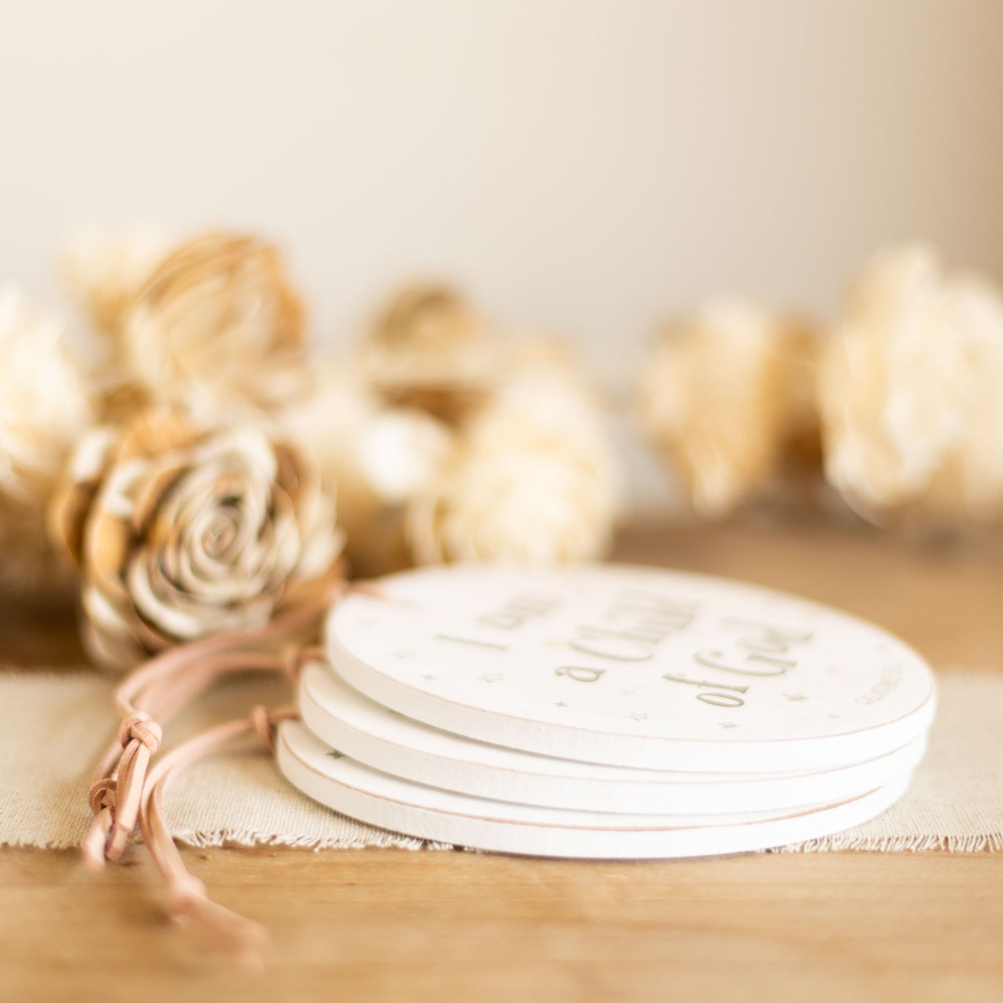 Oval Wooden Ornament - Gumdrop Christmas Tree Love+Local