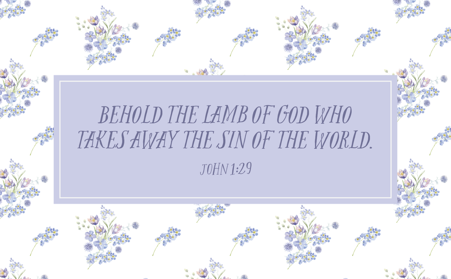 Lamb of God Desk Sign - Lamb of God