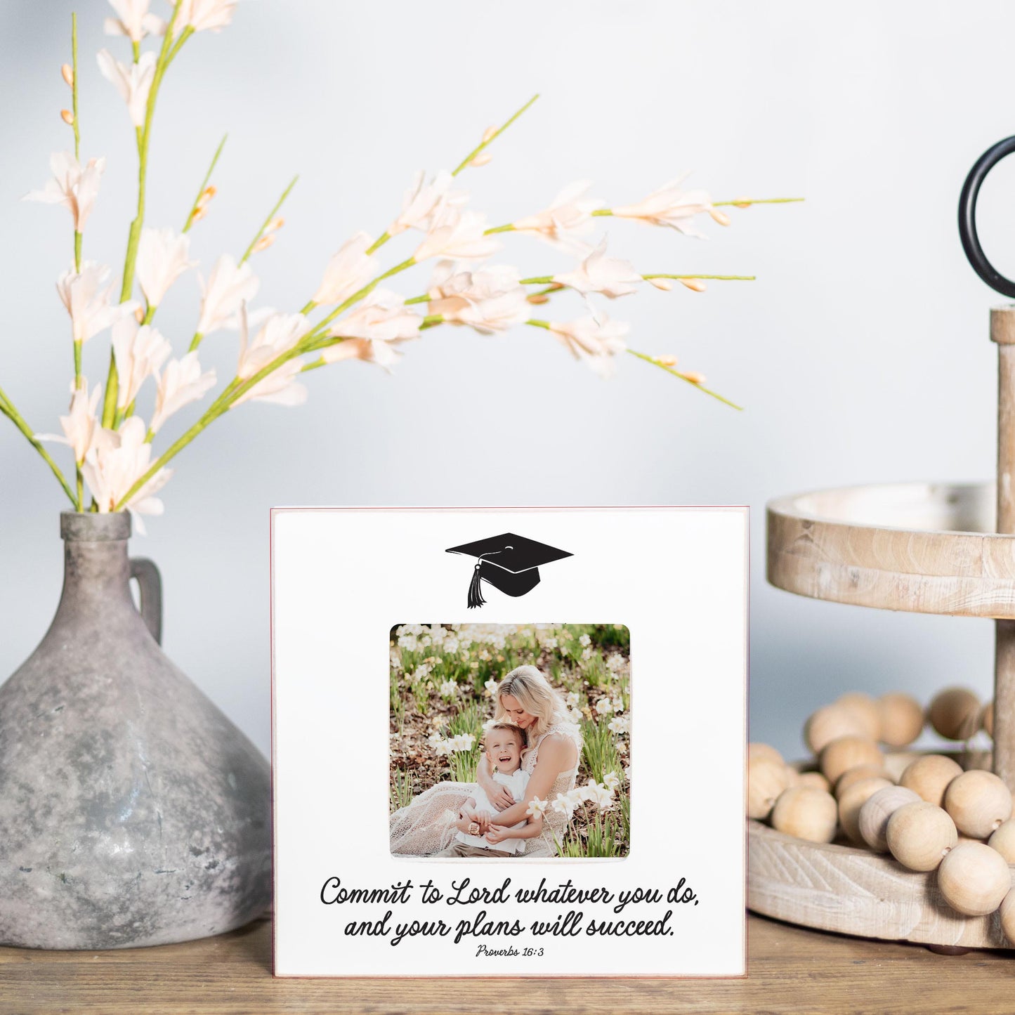 Simply Square Frame-Commit To The Lord Whatever You Do -1