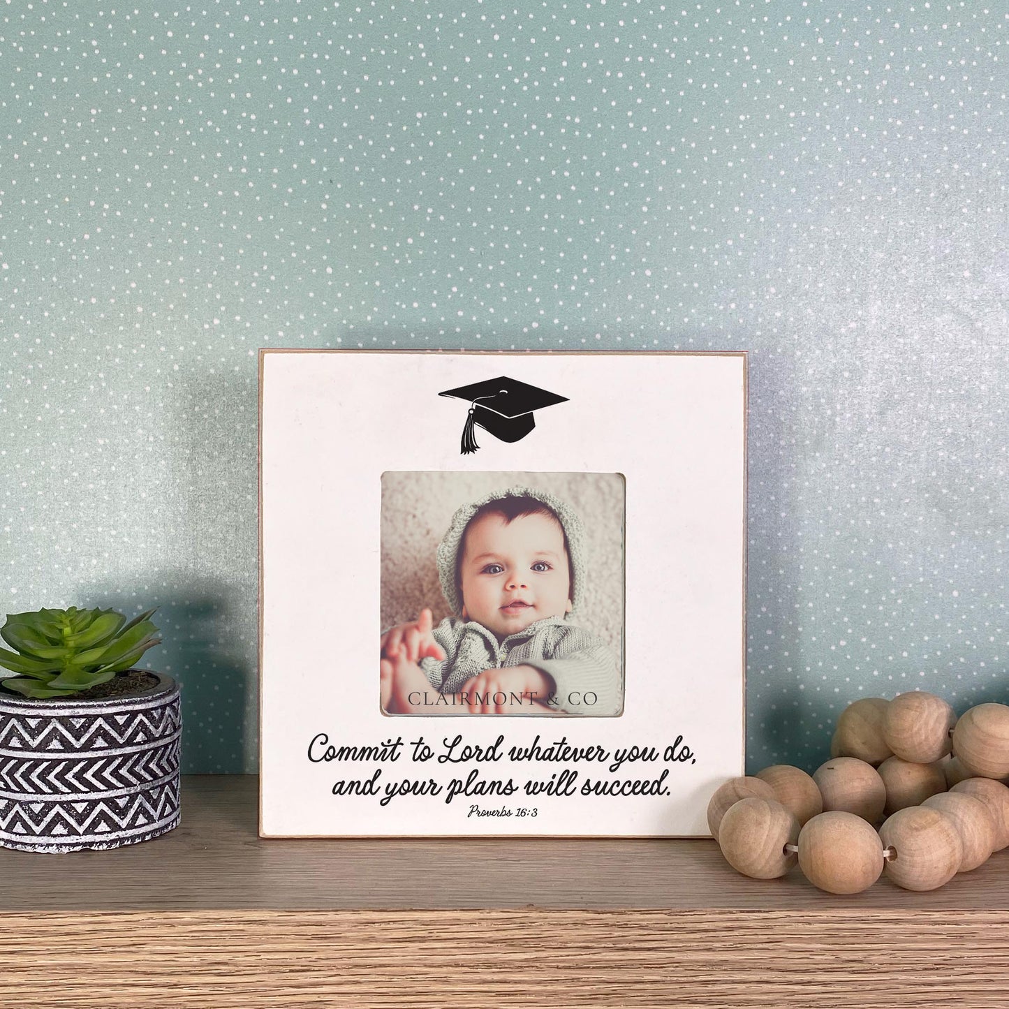 Simply Square Frame-Commit To The Lord Whatever You Do -2