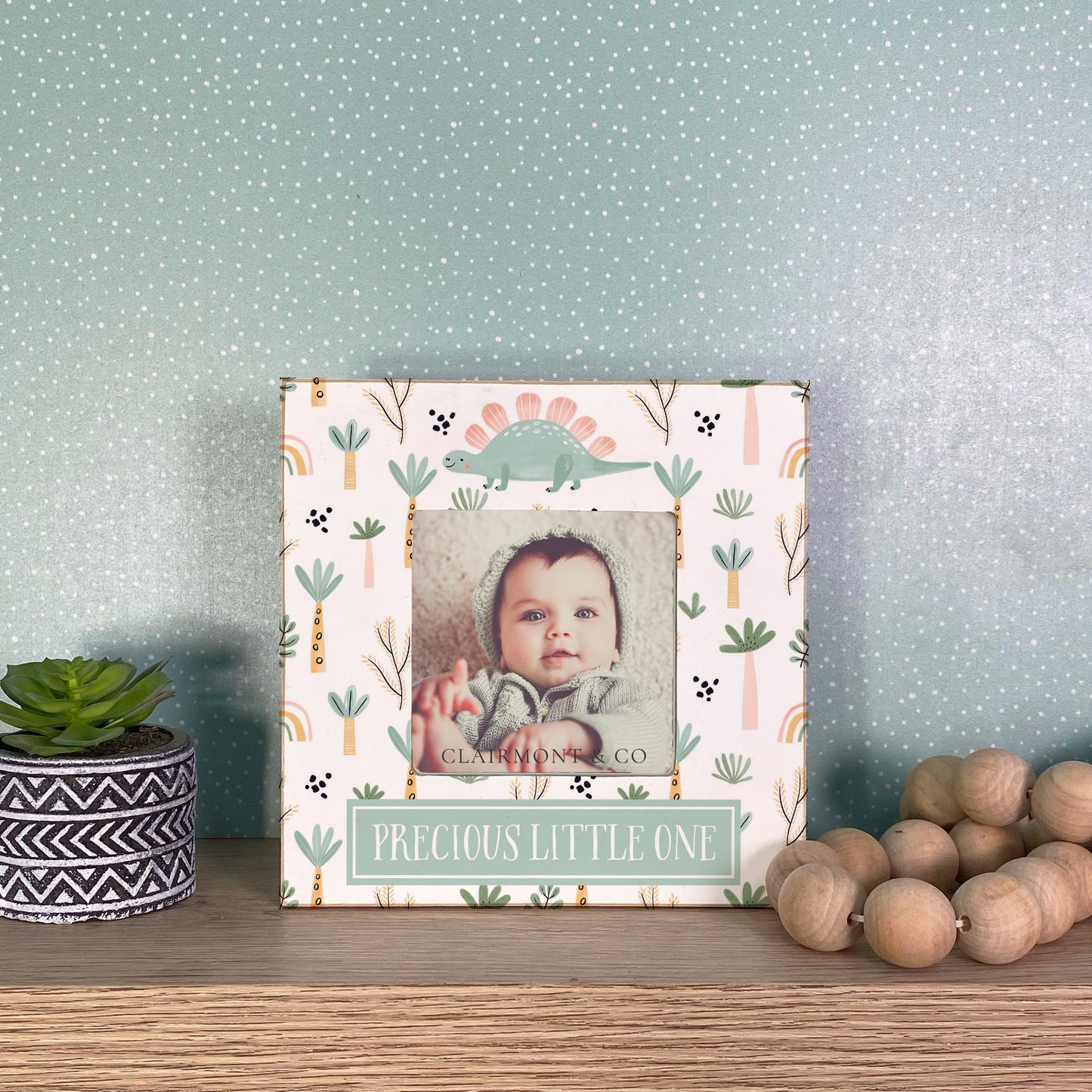 Simply Square Frame-Dinosaur Nursery Precious Little One -2