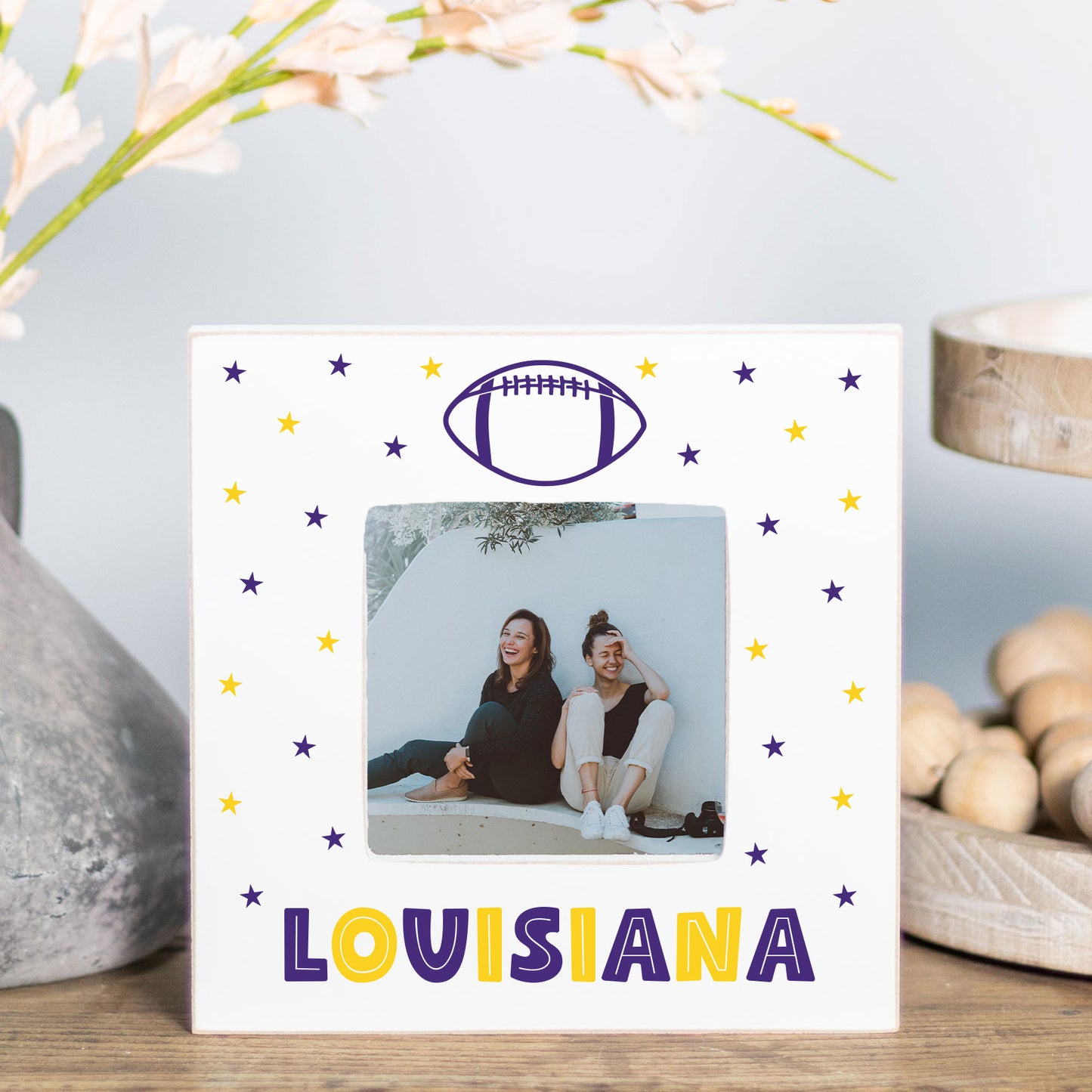 Love Local Square Photo Frame - Game Day Stars