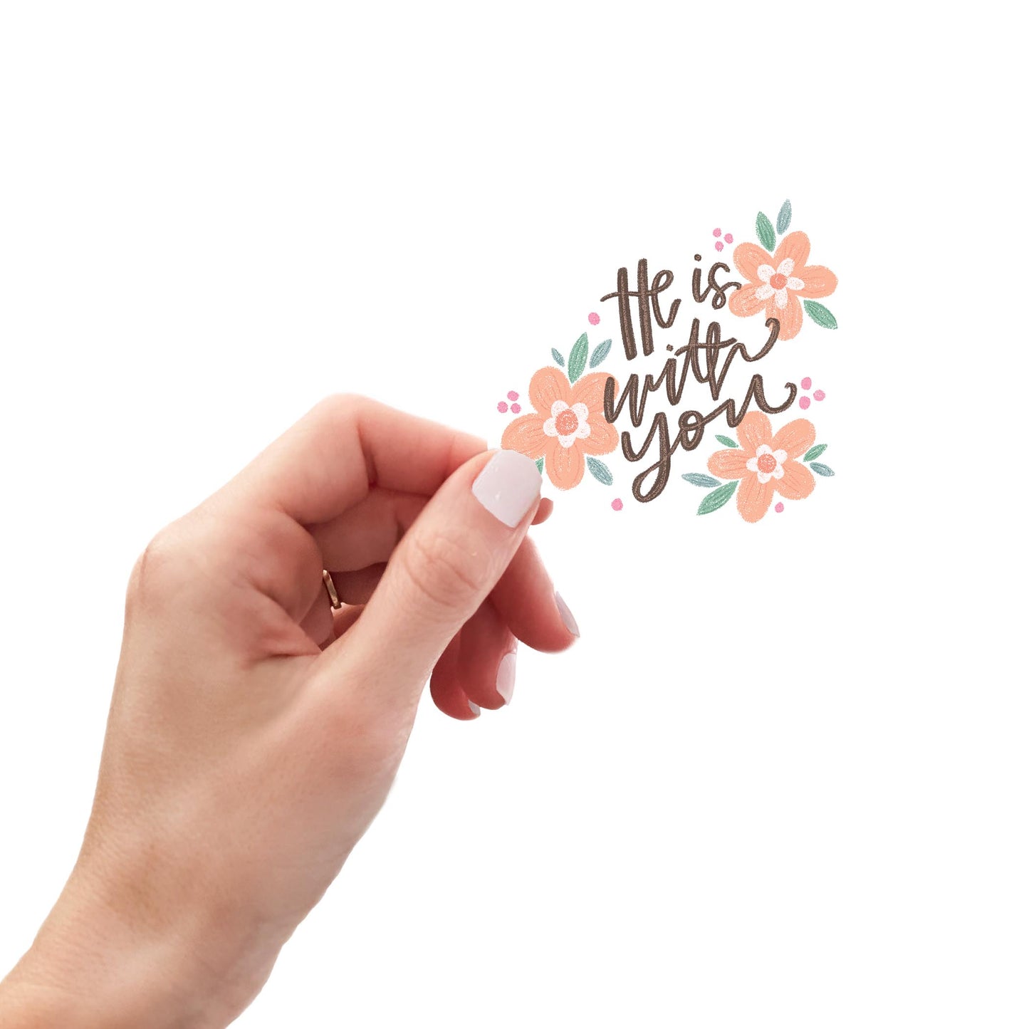 Vinyl Sticker-He Is With You