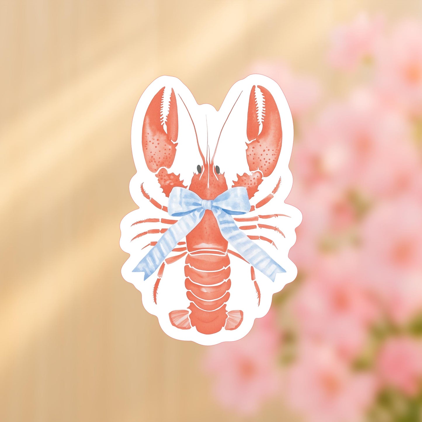 Vinyl Sticker-New England Tides Lobster -4
