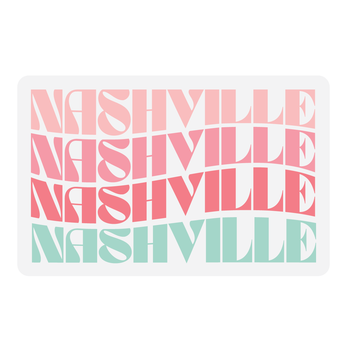 Retro Wave Local Vinyl Magnet