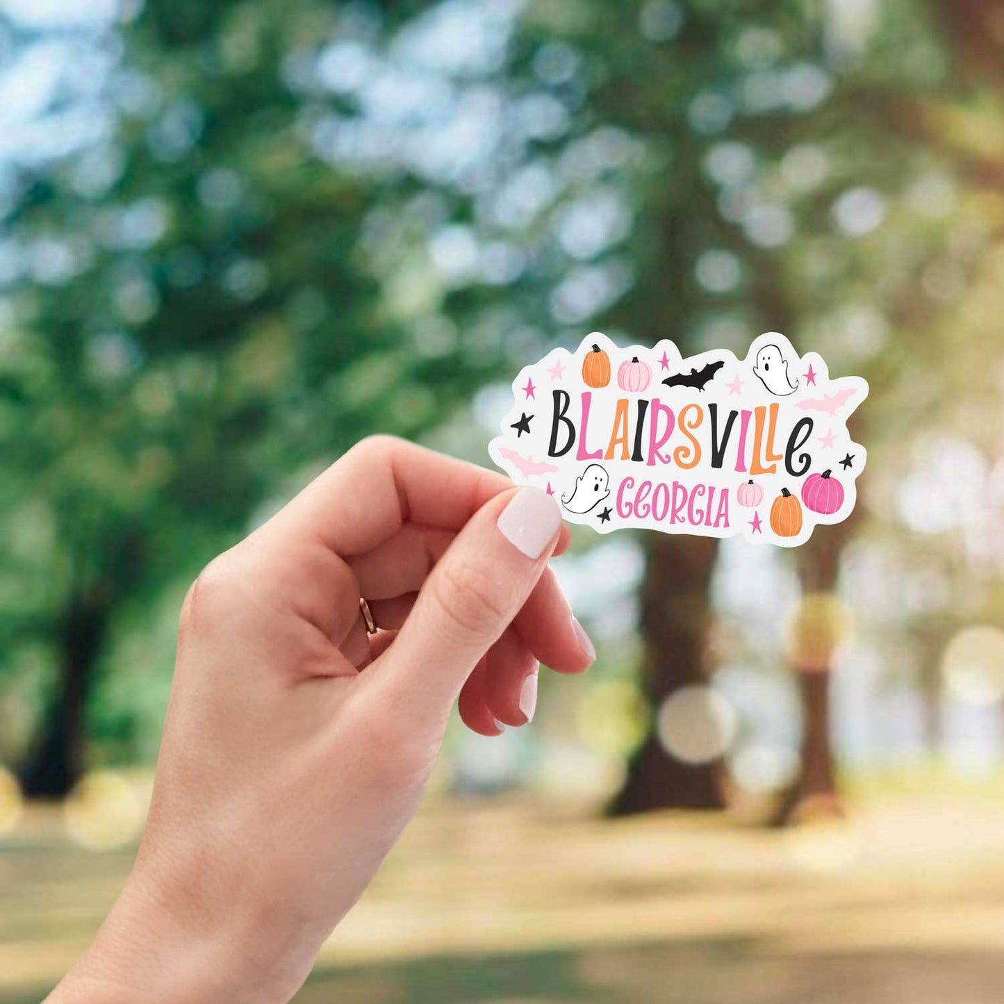 Love+Local Vinyl Sticker | Happy Ghost