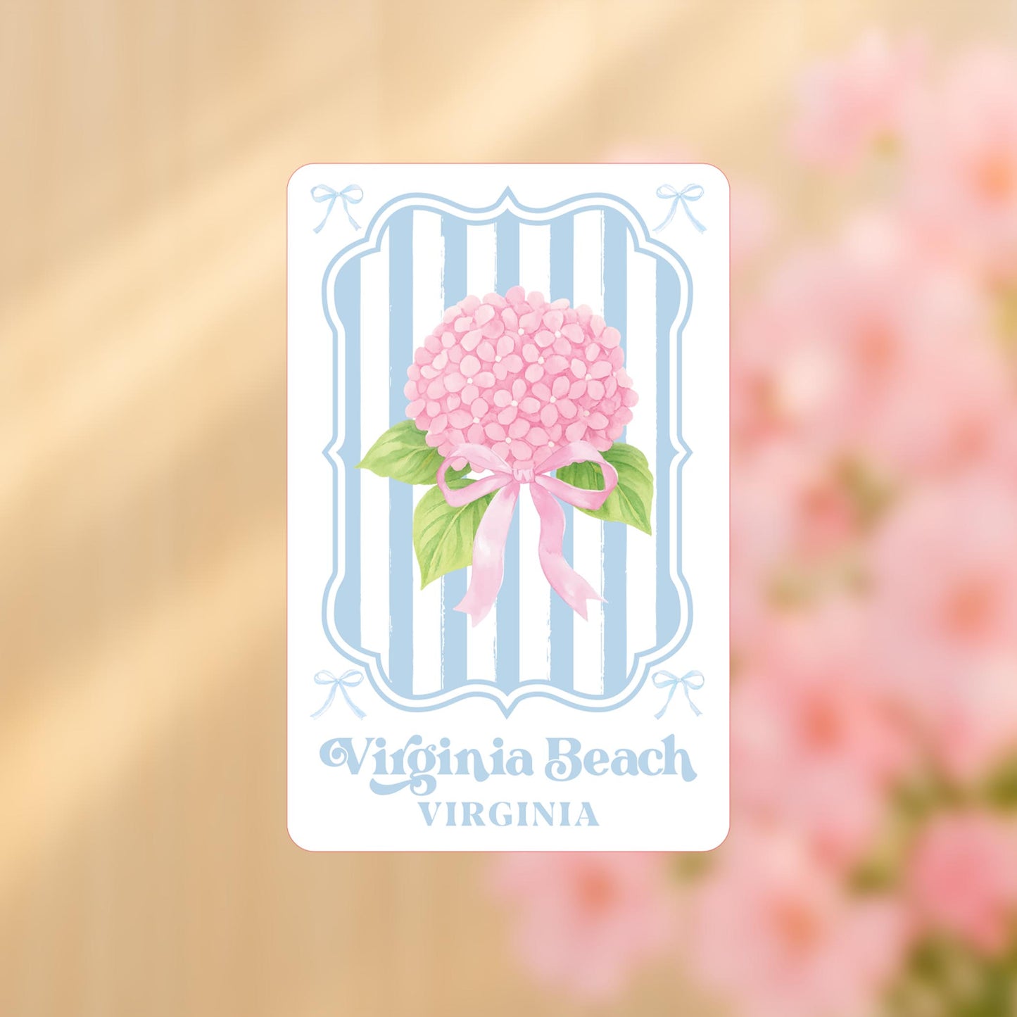 Vinyl Sticker-Love+Local Hydrangea Cottage -4