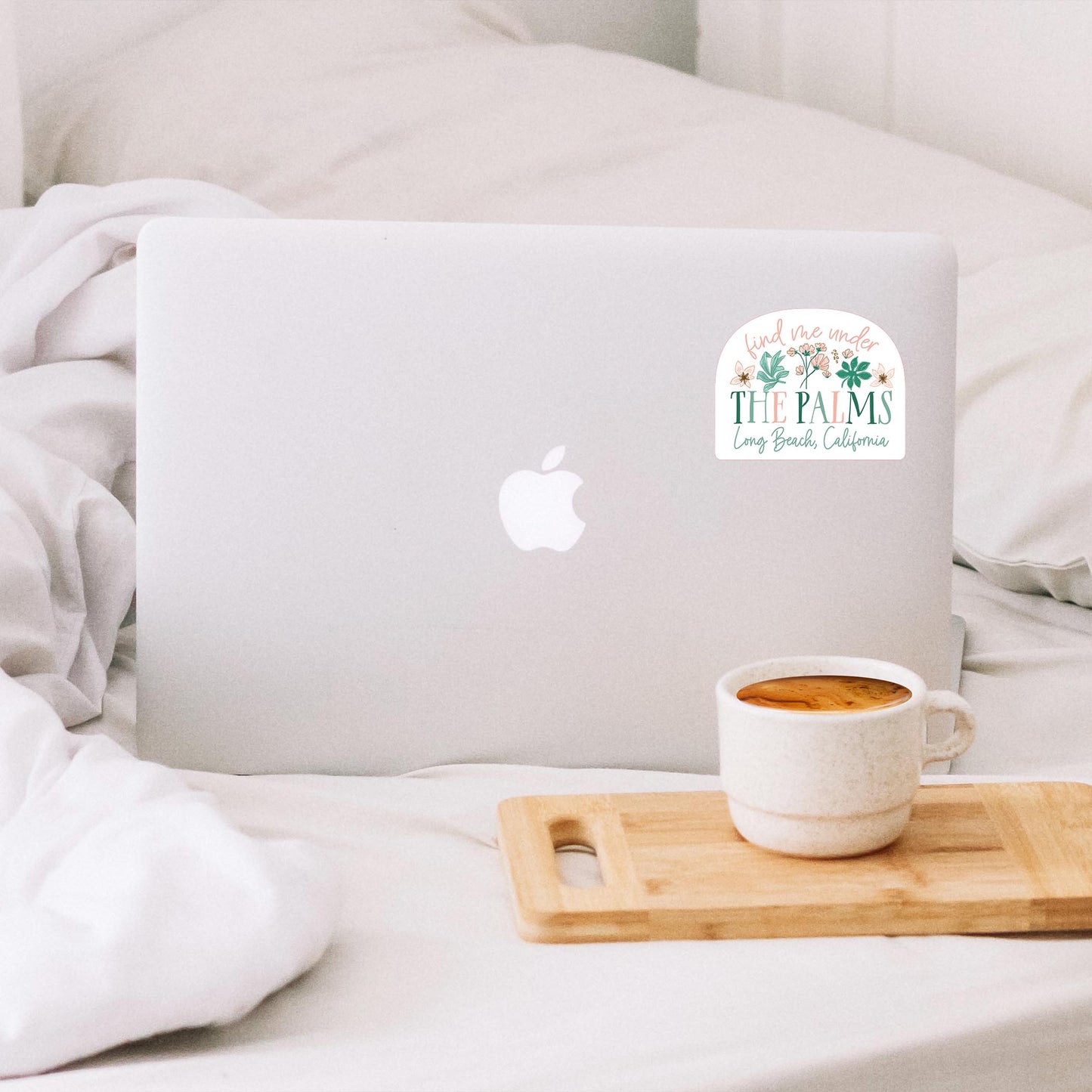 Vinyl Sticker-Love+Local Lush Tropics -1