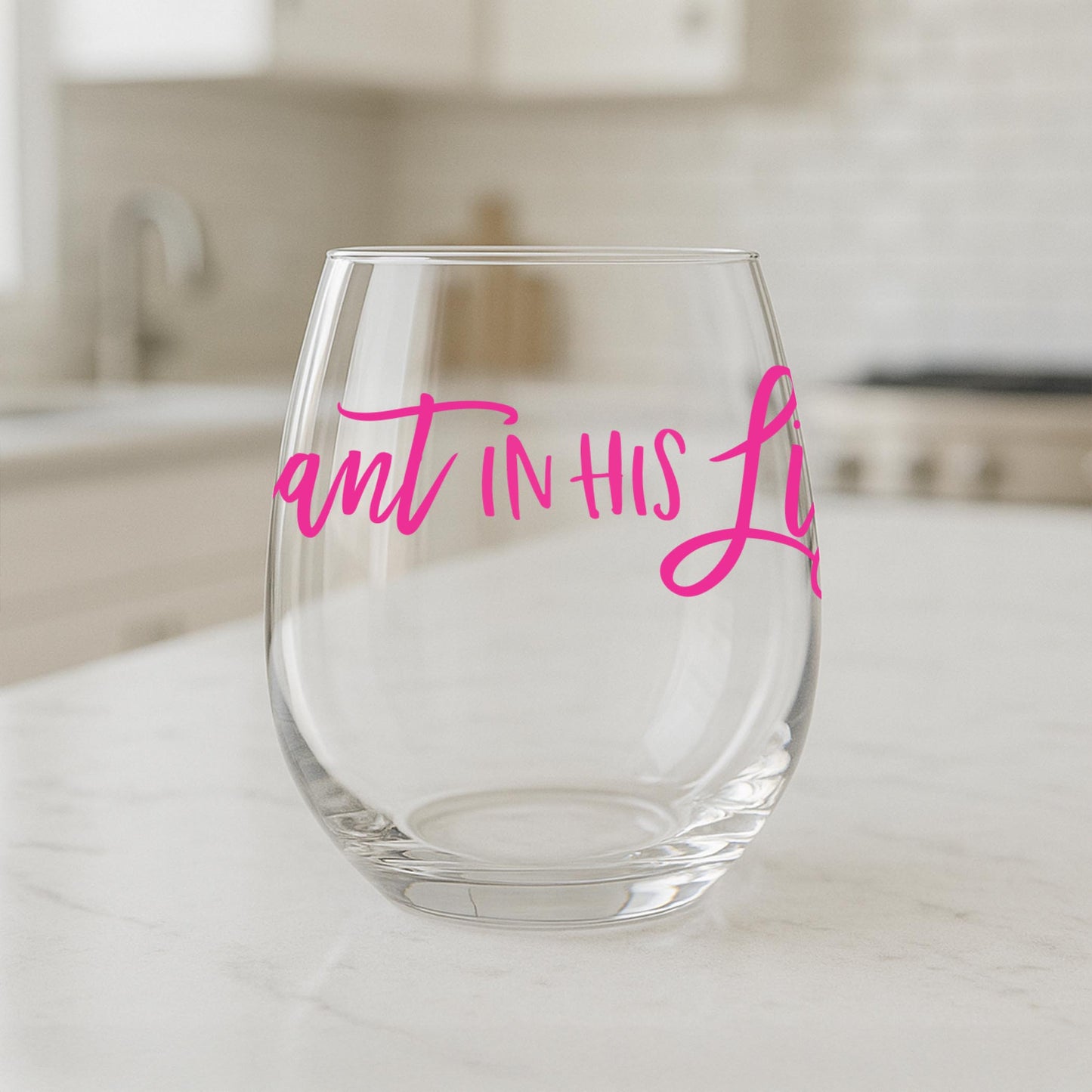 15oz Stemless Wine Glass-Radiant Hope Radiant In His Light -1