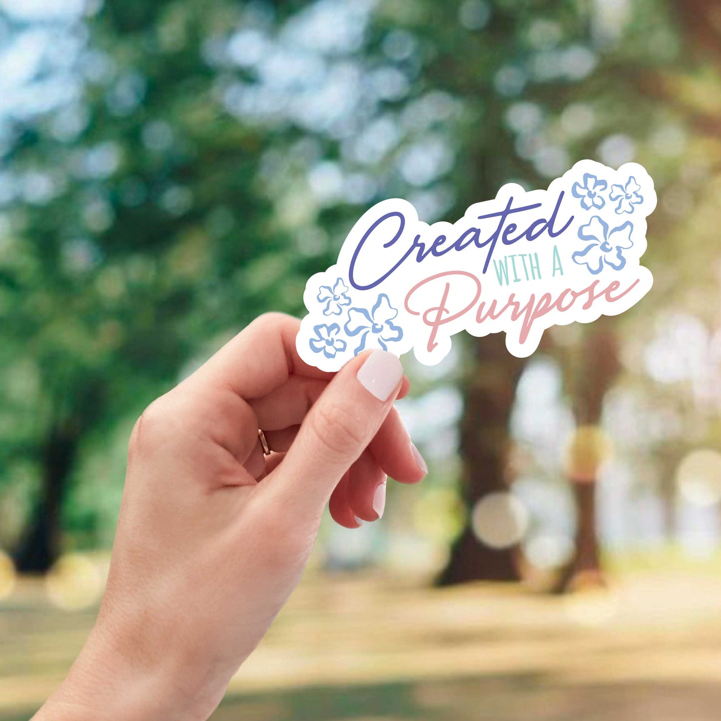 Created with a Purpose Vinyl Sticker