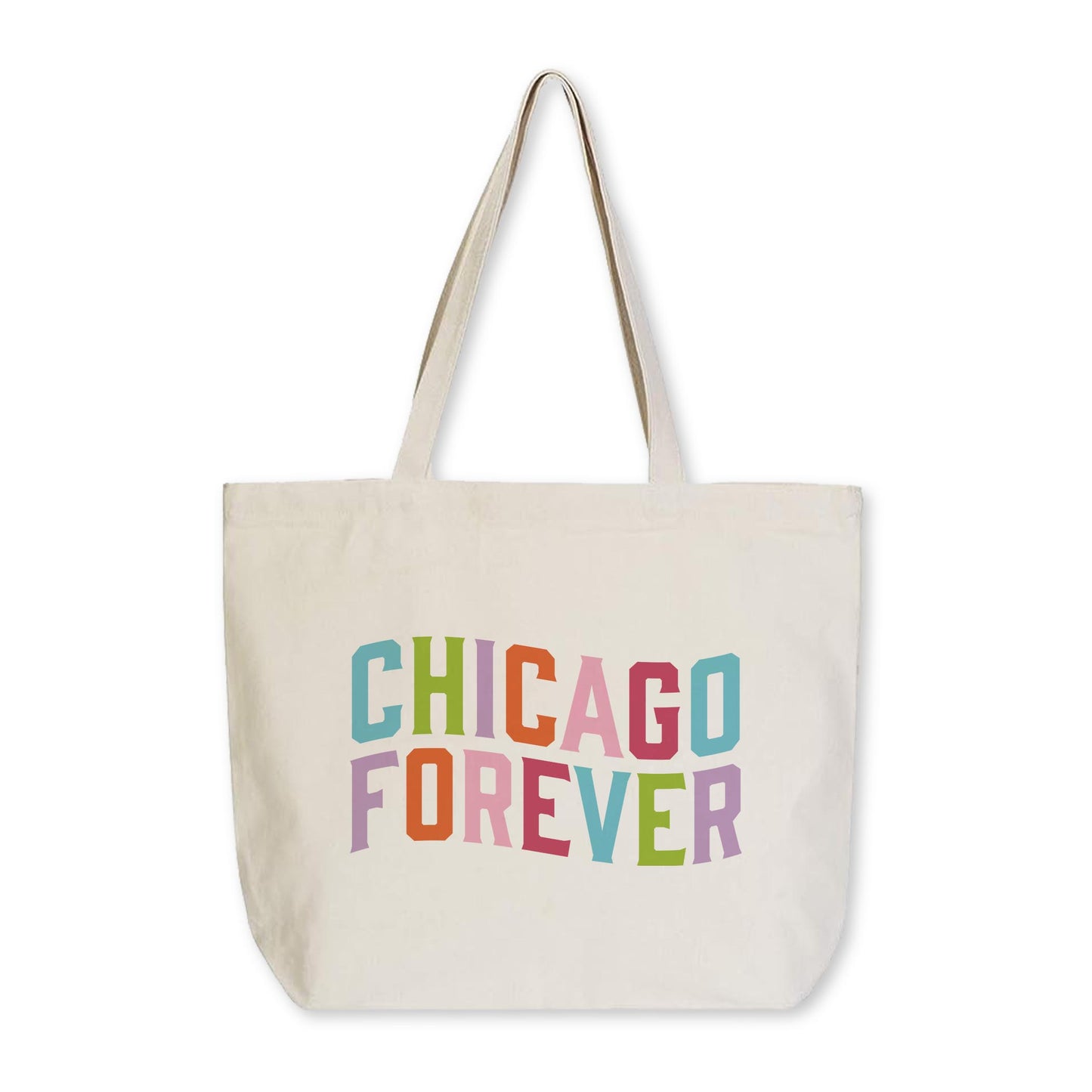 Tote Bag Natural Canvas-Chicago Forever