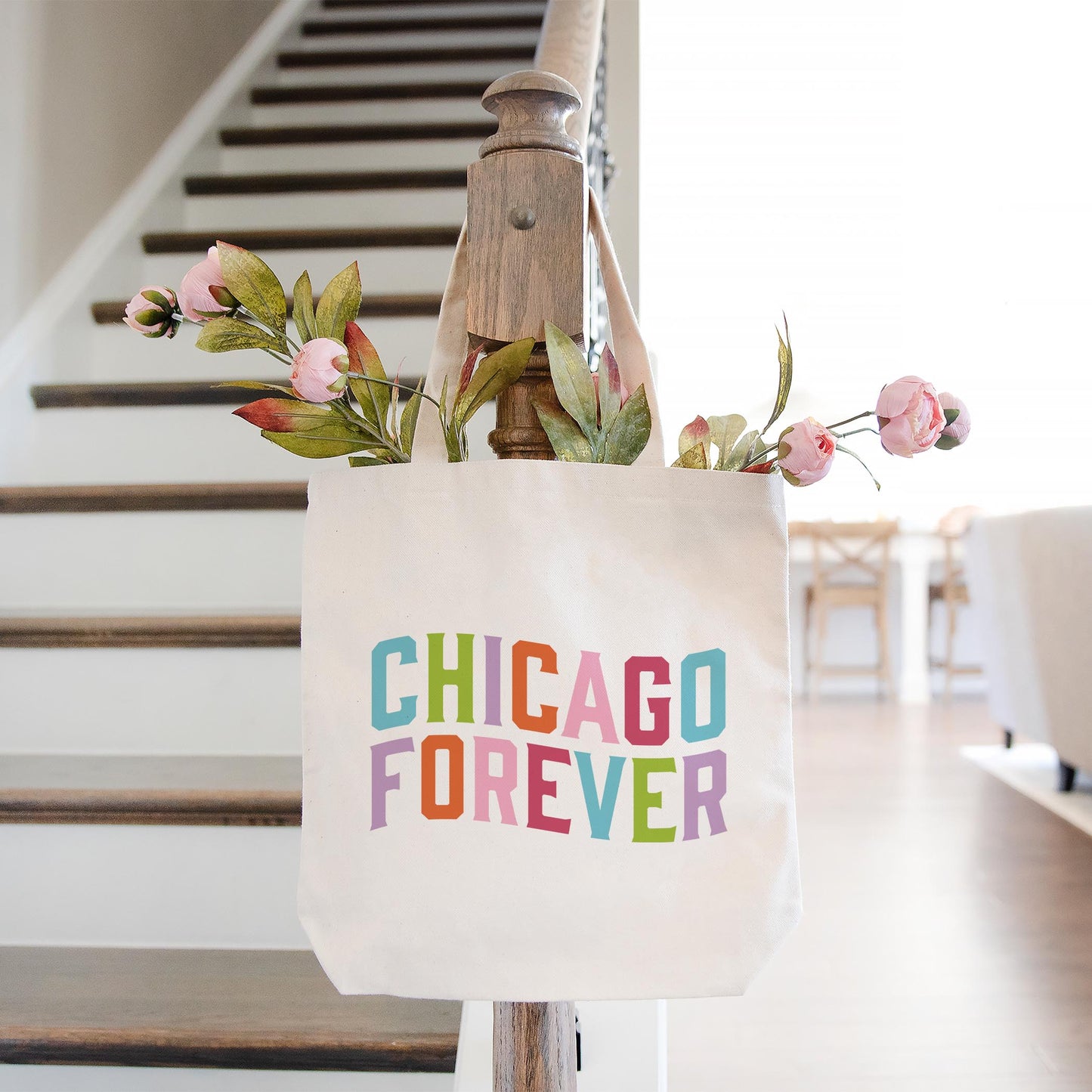 Tote Bag Natural Canvas-Chicago Forever