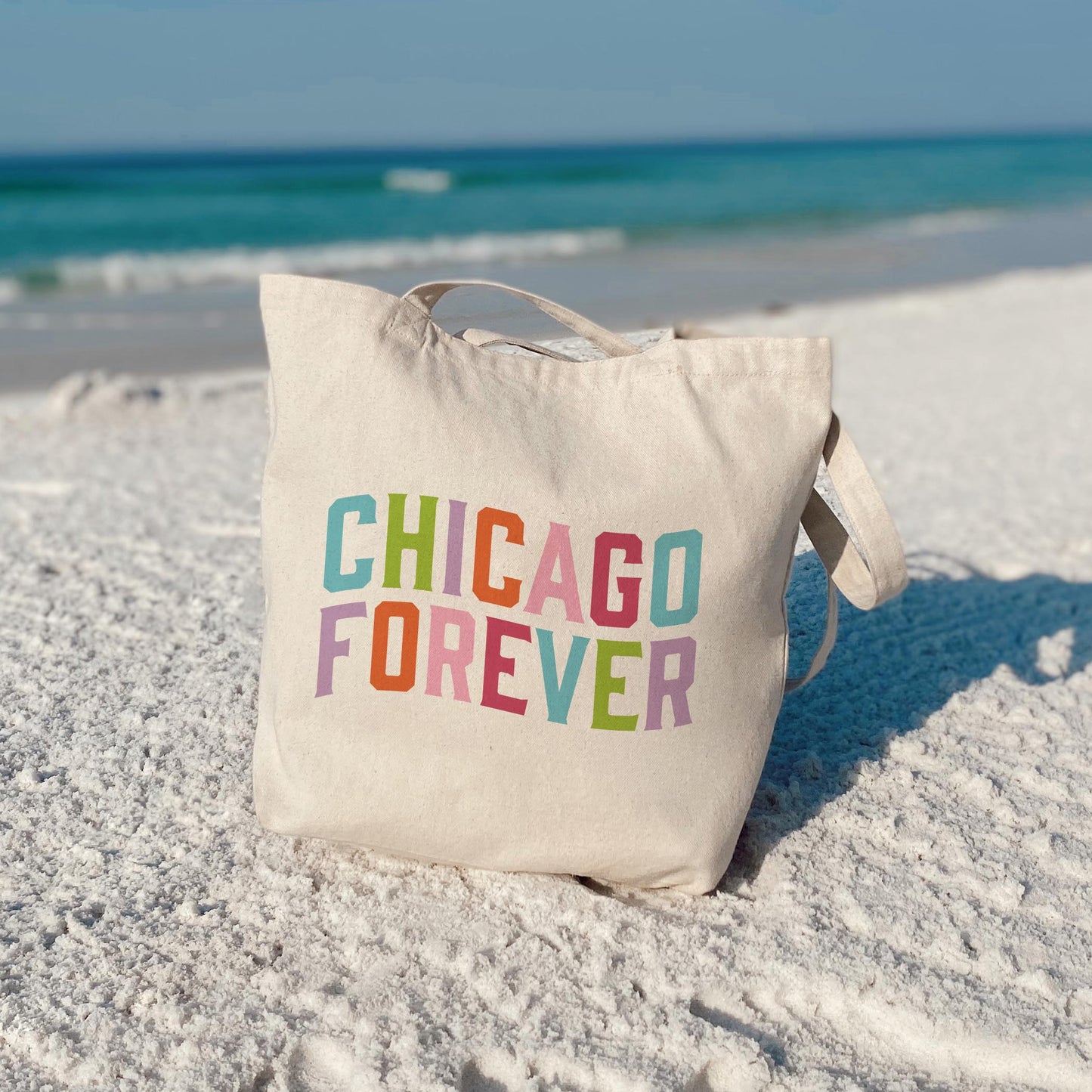 Tote Bag Natural Canvas-Chicago Forever