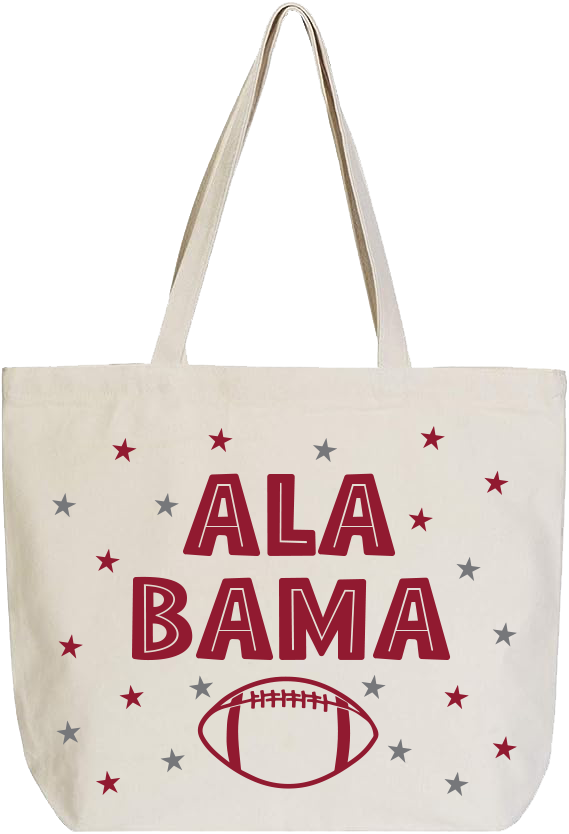 Love Local Canvas Tote Bag - Game Day Stars