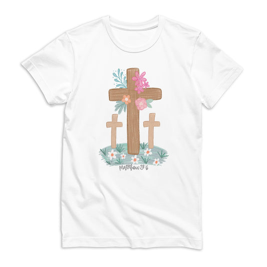 Bella Canvas T-Shirt White-Adultcrossshirt -0