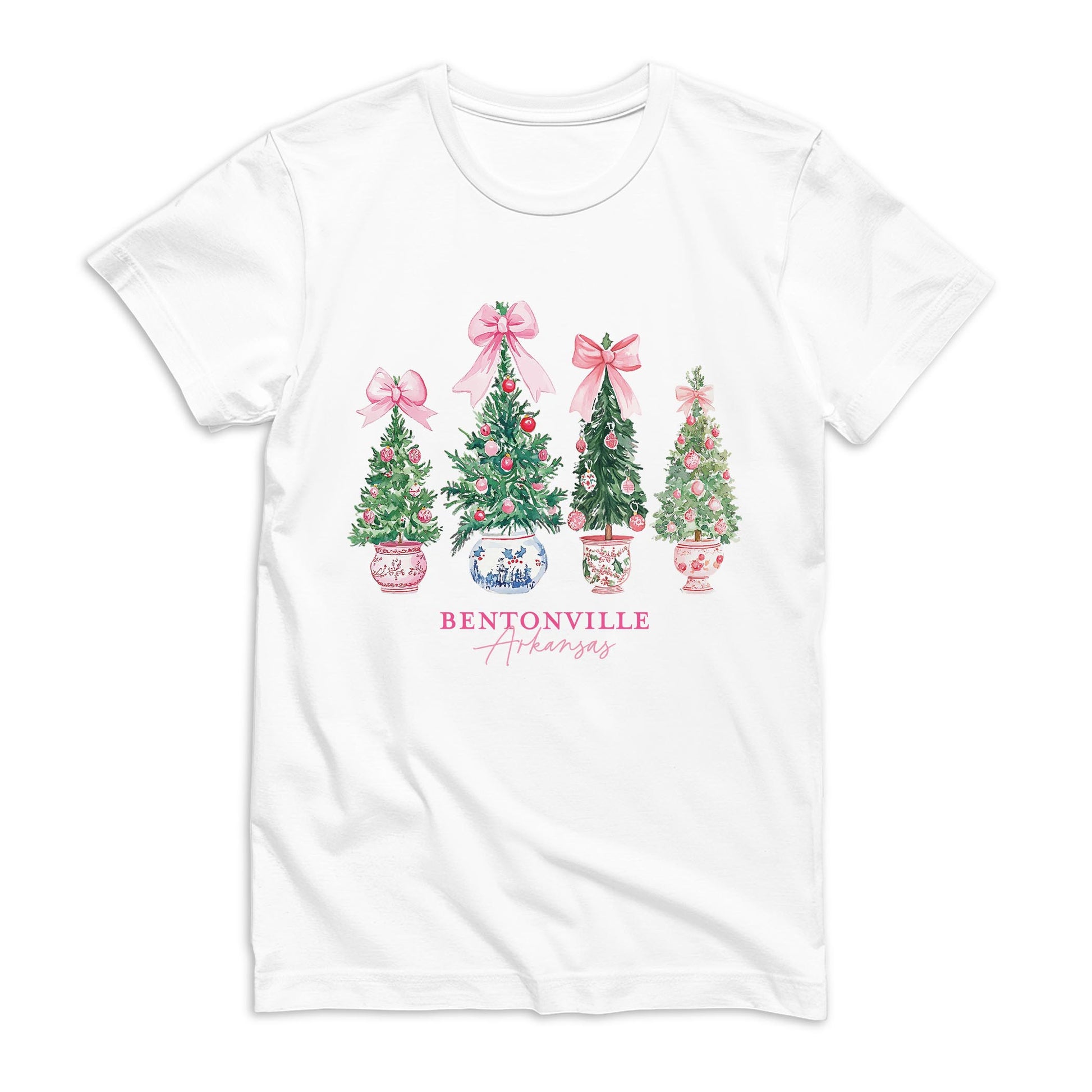 Bella Canvas T-Shirt White-Love+Local Blush & Baubles - A Grand Millennial Christmas -0
