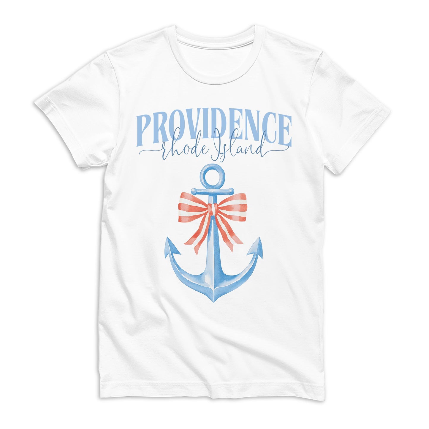 Bella Canvas T-Shirt White-Love+Local New England Tides -0