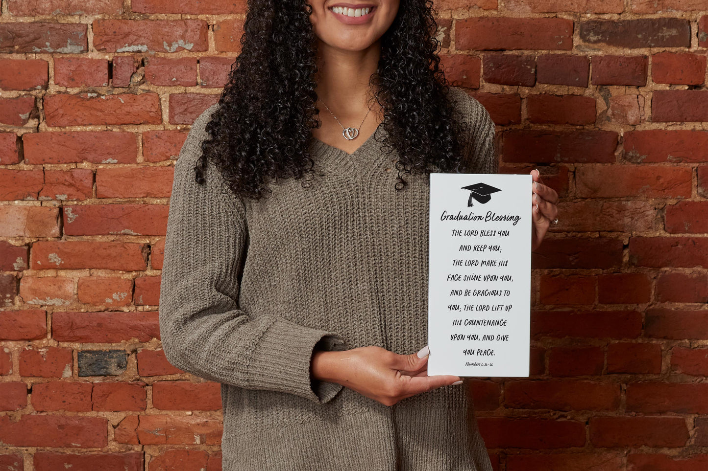 5x10 Wood Block-Graduation Blessing -1