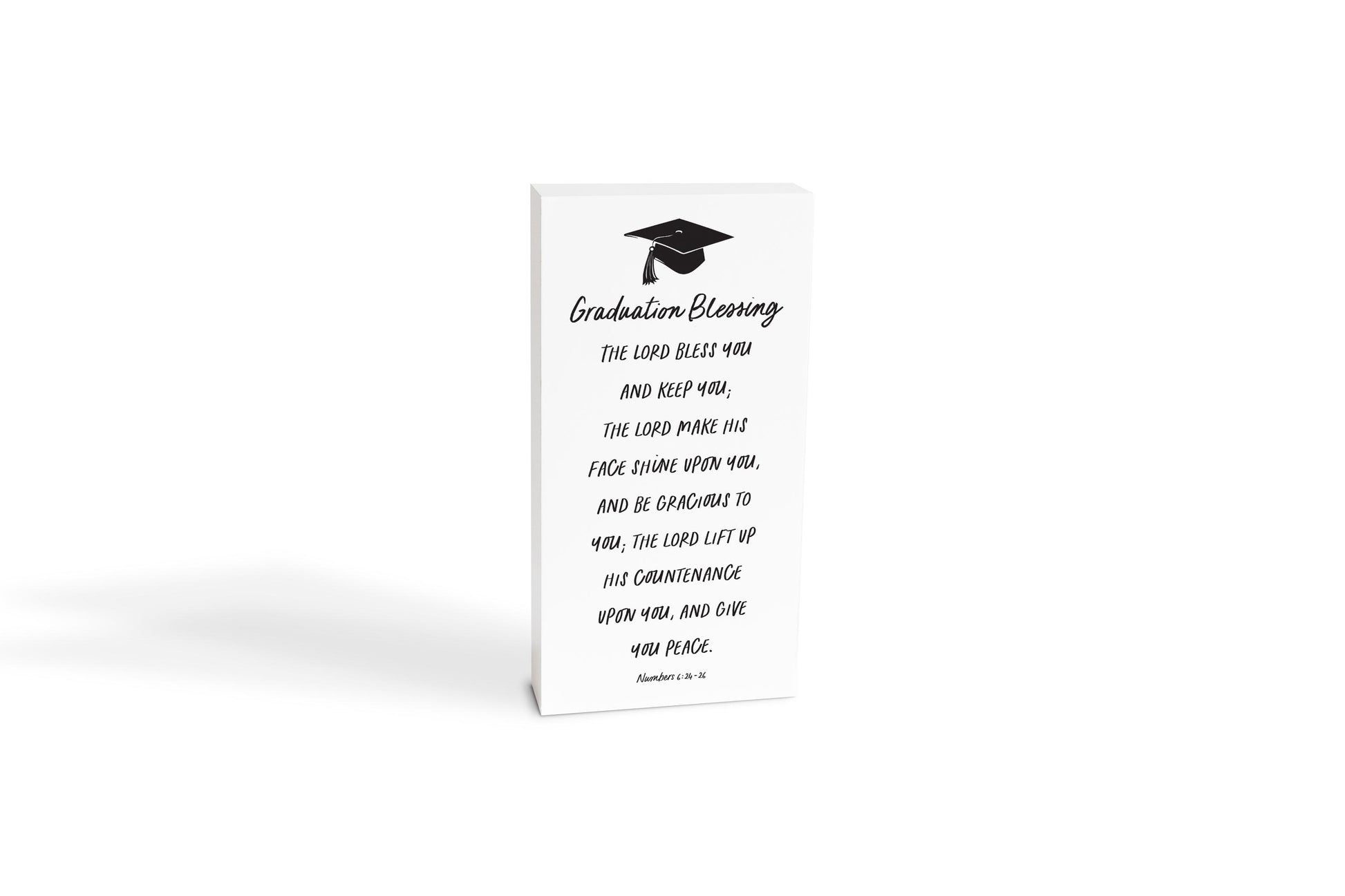 5x10 Wood Block-Graduation Blessing -6