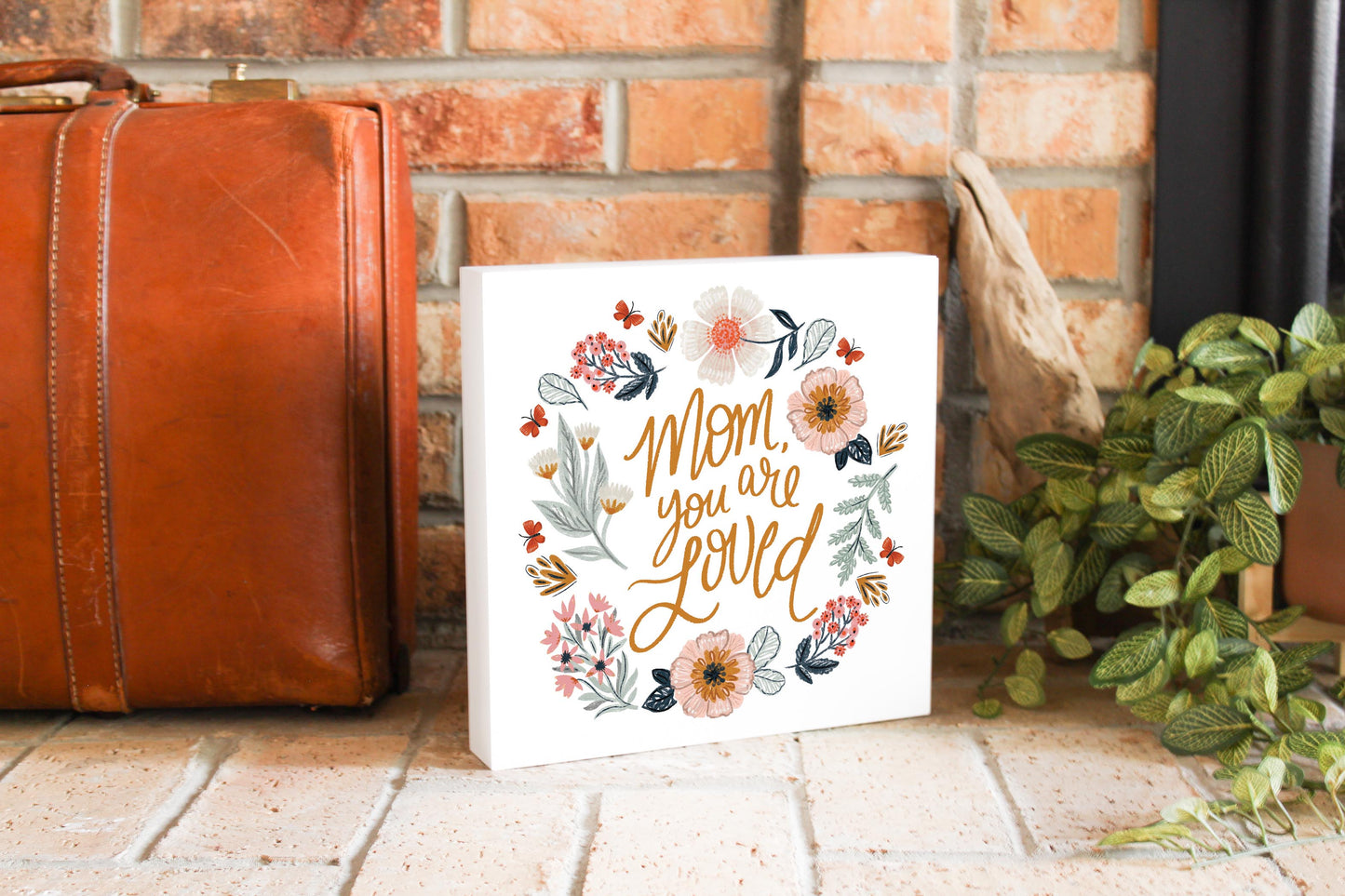 10x10 Wood Block-Pretty Things Loved
