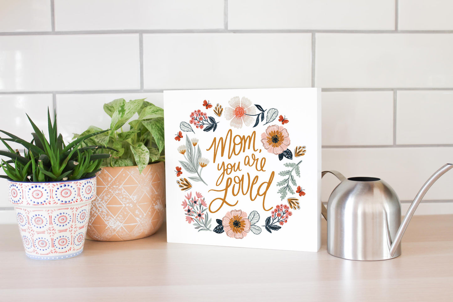 10x10 Wood Block-Pretty Things Loved