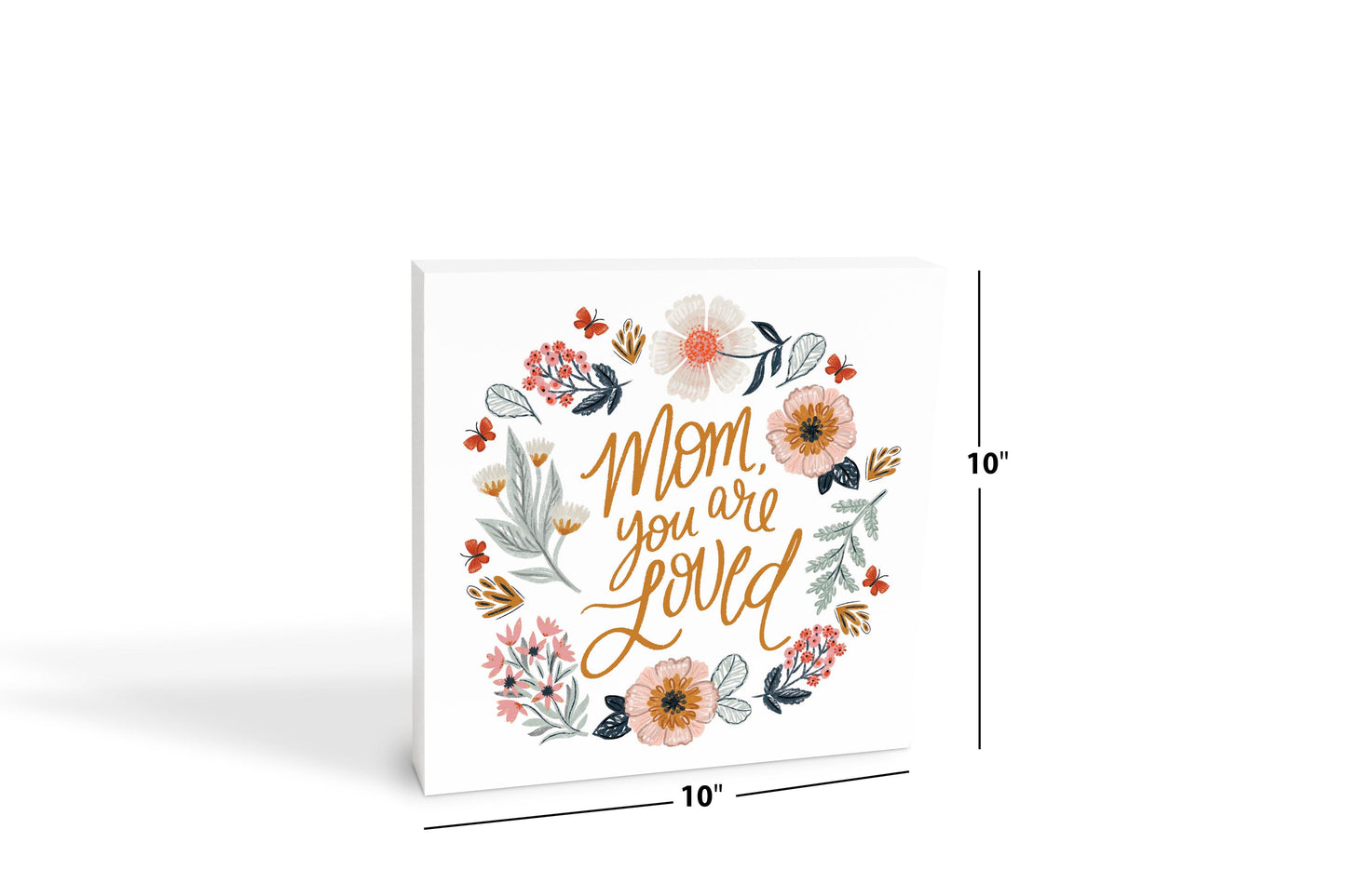 10x10 Wood Block-Pretty Things Loved