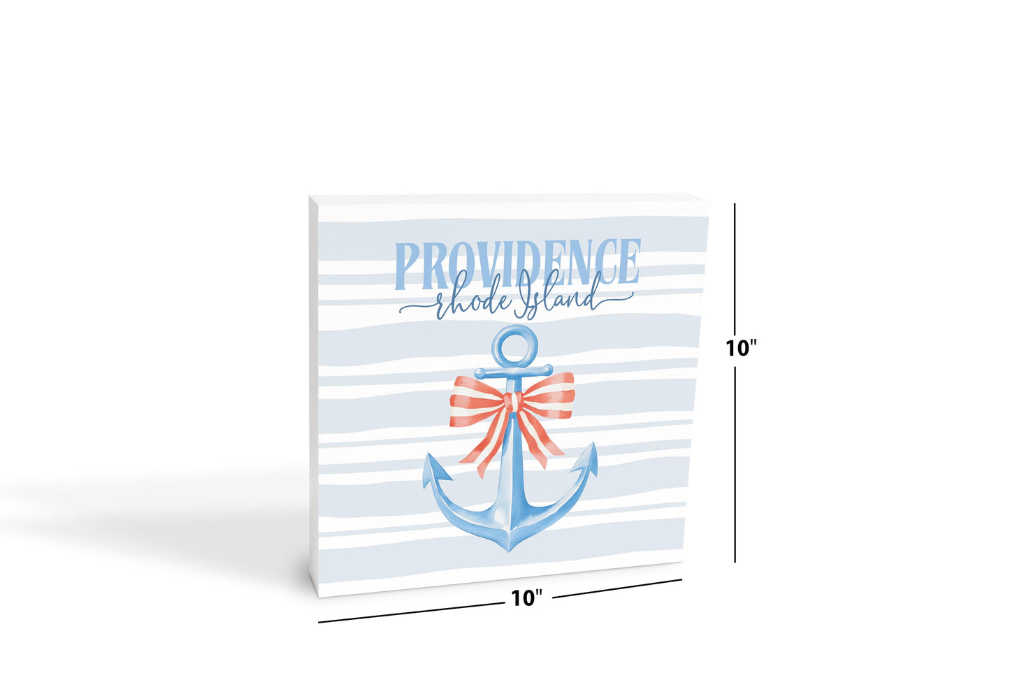 10x10 Wood Block-Love+Local New England Tides -4