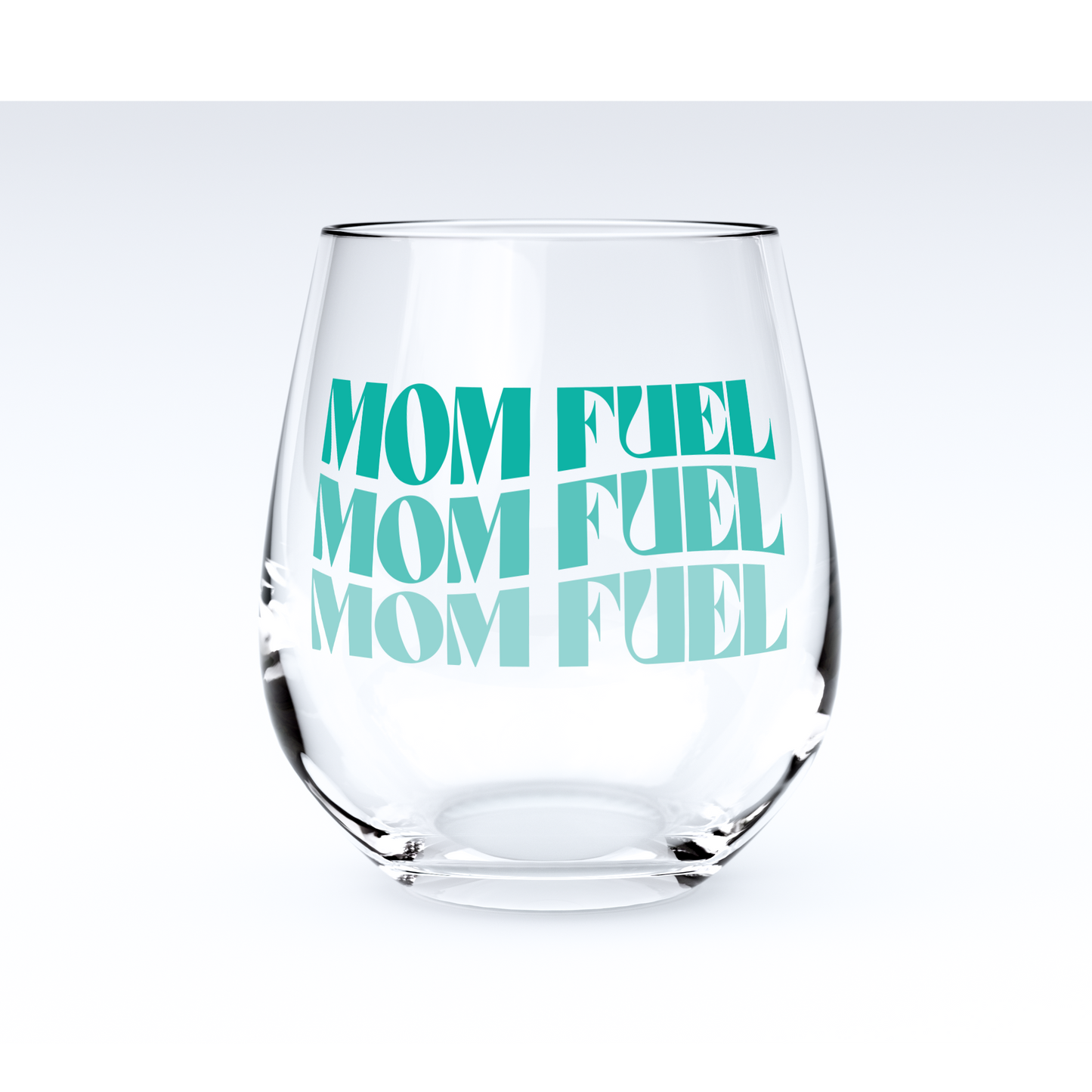 15oz Stemless Wine Glass - Mom Fuel