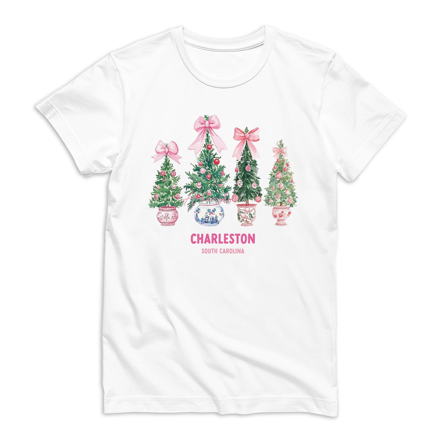 Bella Canvas Youth T-Shirt White-Love+Local Blush & Baubles - A Grand Millennial Christmas -0