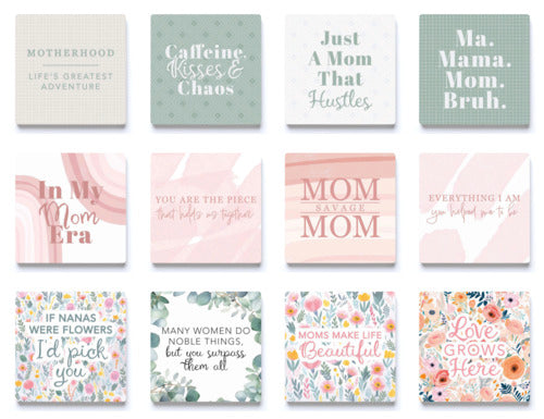 Mom Square Coaster Pre-Pack | 48 Pieces