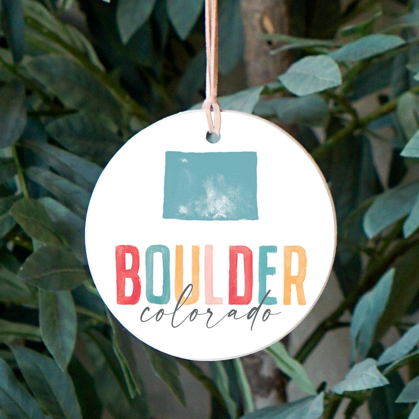 Watercolor City Boulder Colorado